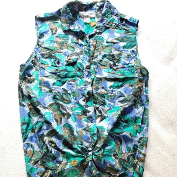 Leena Studio silk top - Picture 2 of 5